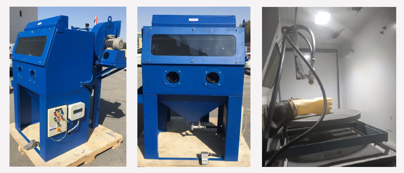 Cabinet type Blasting machines